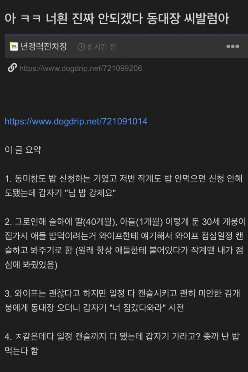 대전 서구 동대장, 횡령 및 예비군에 패드립 논란 (2)