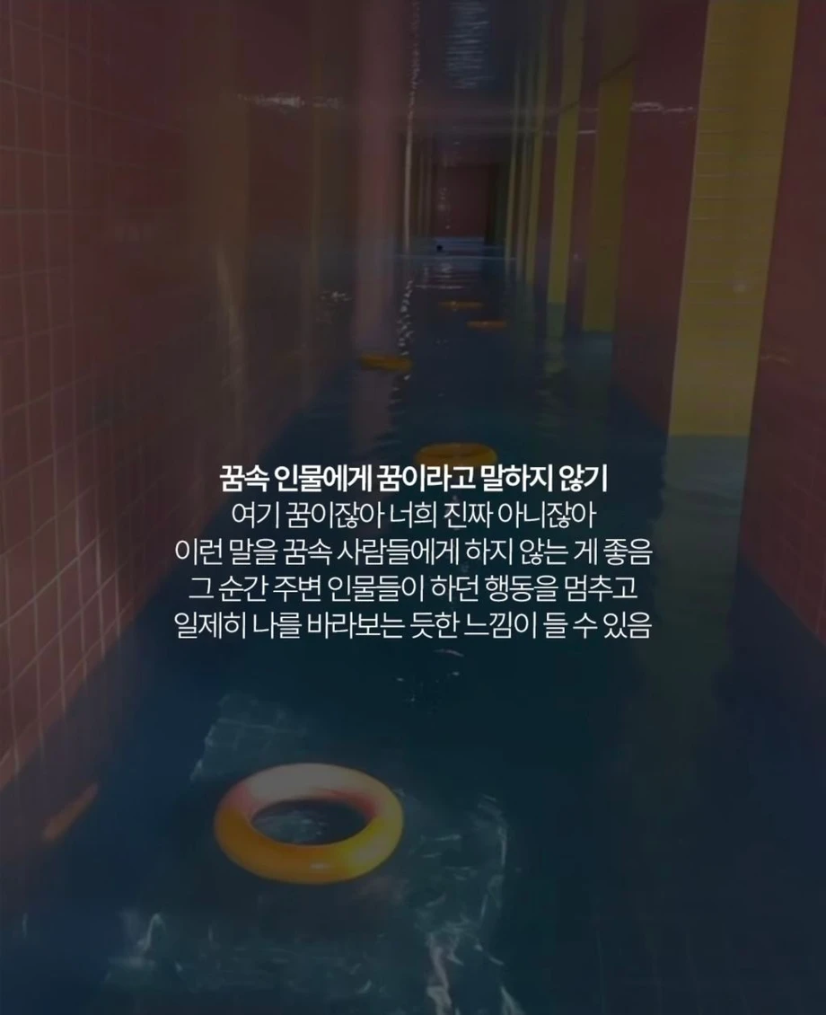 [스압] 자각몽을 꿀 때 해선 안 되는 행동들 (3)