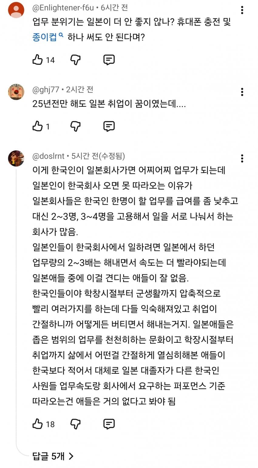 한국 기업 갈래요... 일본인들 뜻밖의 분위기 (17)