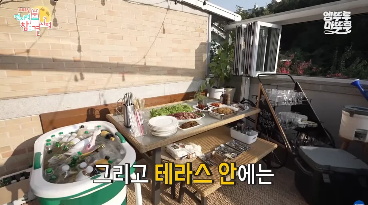 박세리 집들이 음식양이 손님에 비해 너무 많아서 걱정하다가 갑자기 해결 (19)