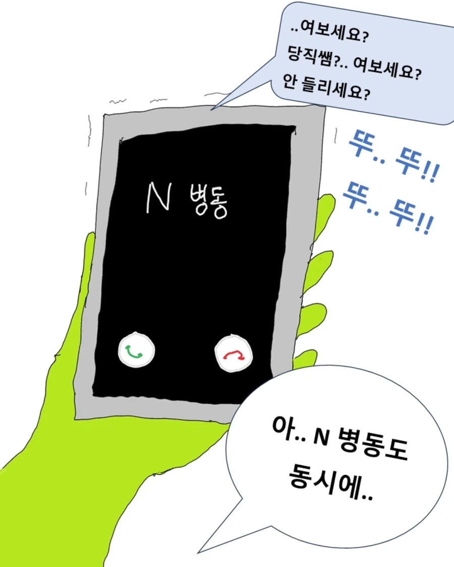 의사가 첫 당직 서는 만화.manwha (10)