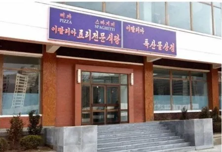 신기방기 북한식 피자