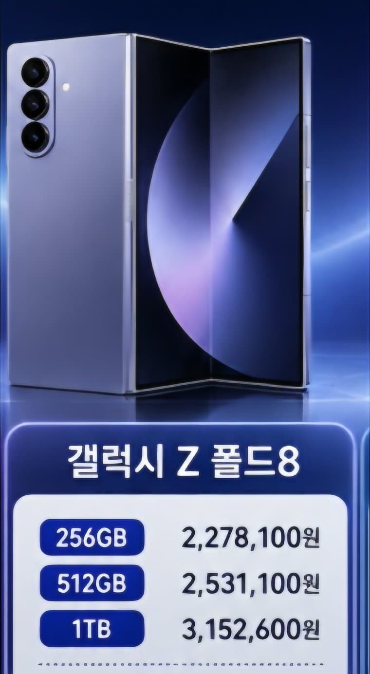 싱글벙글 폴드 8 vs 아이폰 듀오 비교