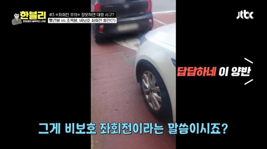 비보호 좌회전인데 왜 안 가냐는 논리왕 아줌마 ㄷㄷ (13)