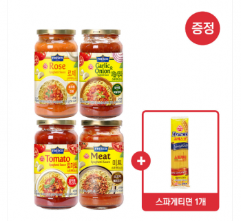 [네이버] 오뚜기 프레스코 파스타소스 4개 + 스파게티면 (네멤 슈퍼적립)