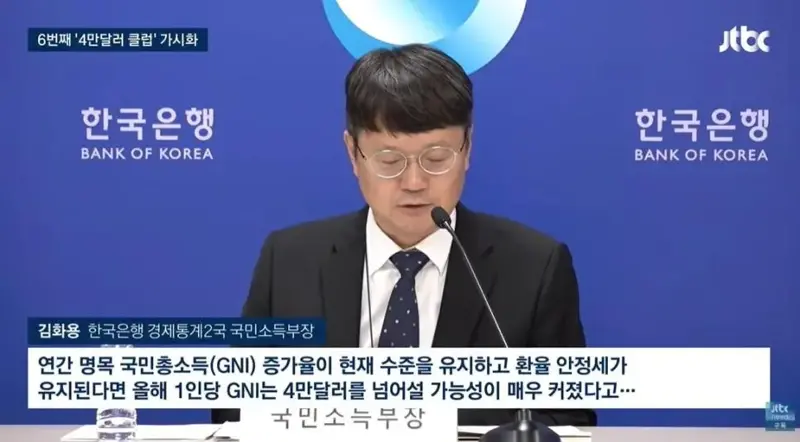 올해 국민소득 4만달러 돌파 사실상 확정.... 전 세계 6번째 (4)