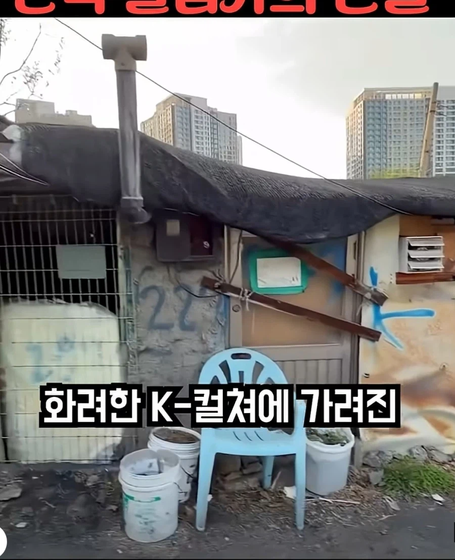 한국의 슬럼가를 방문한 유튜버 (2)