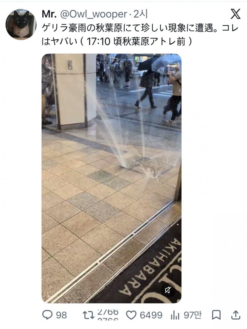 도쿄역 침수됐다 ㅋㅋㅋ (7)
