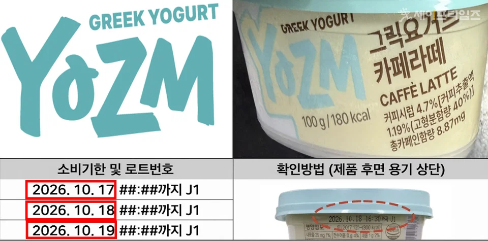 요즘 '그릭요거트' 대장균군 초과 검출