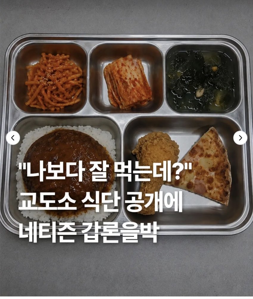 노인은 모르는 요즘 교도소 콩밥,보리밥 사라짐 외관도 식단도 호텔급 (10)