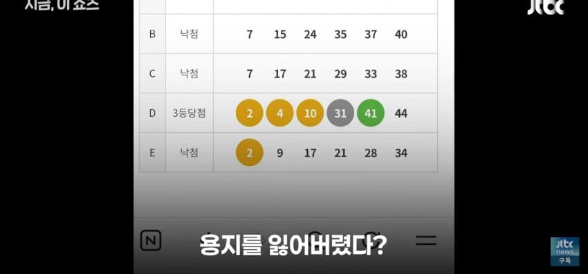 "로또 당첨 자랑하셨는데", 아들이 로또 용지 분실 (4)