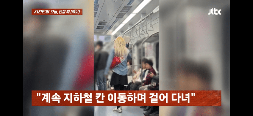 금발 가발에 보정속옷까지…서울 지하철서 목격된 여장 남성들 (18)