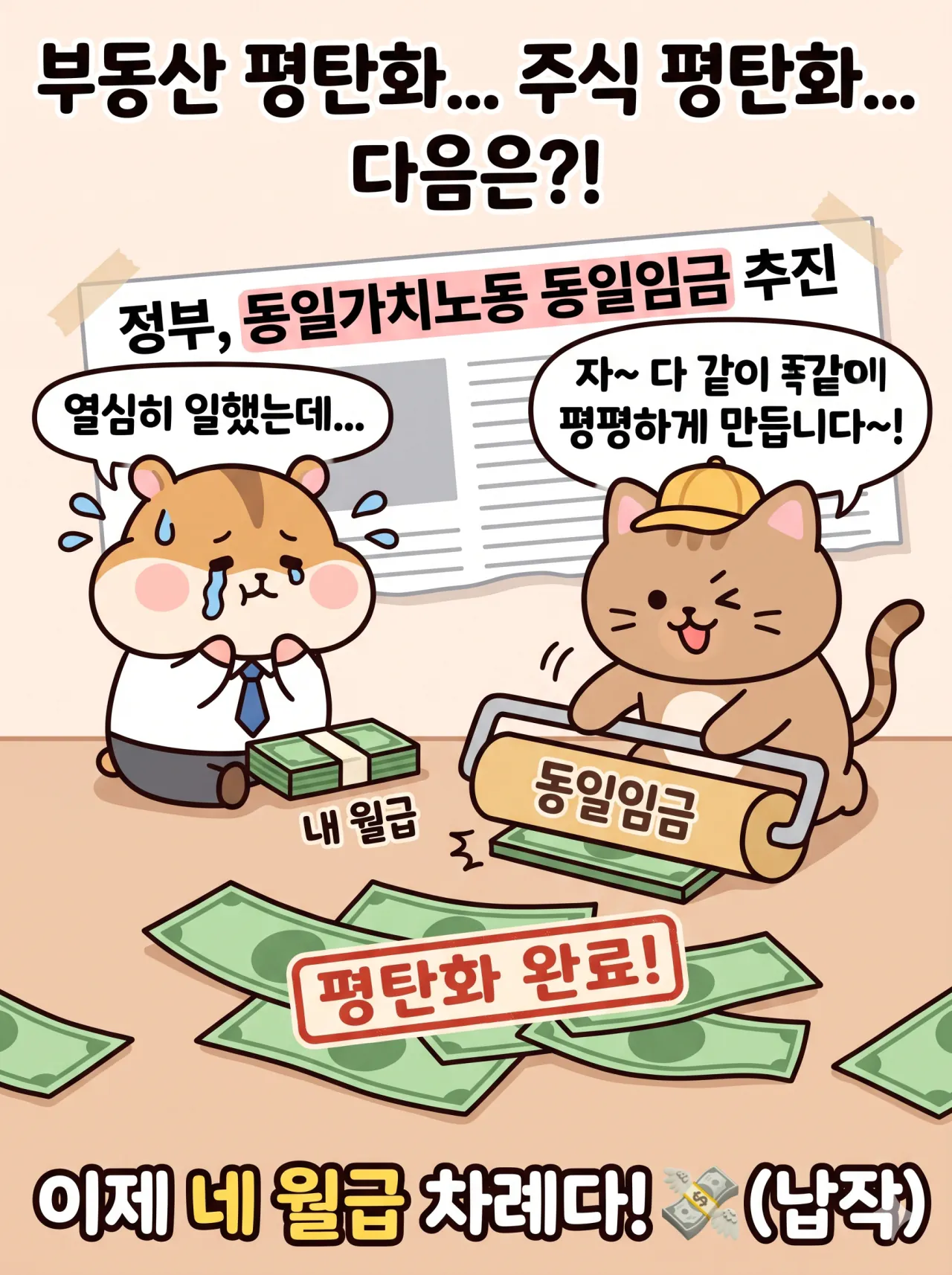 정부 이제 월급평탄화 추진 (2)