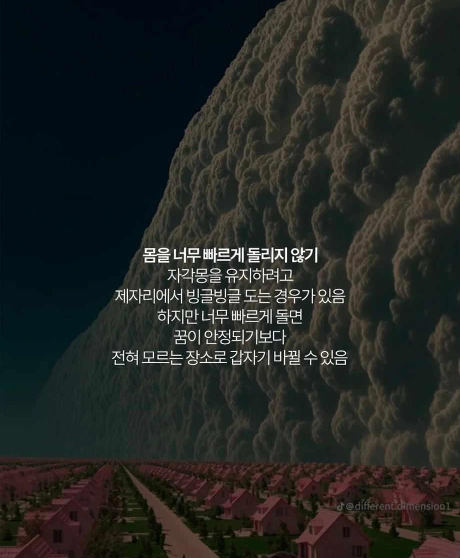 [스압] 자각몽을 꿀 때 해선 안 되는 행동들 (10)