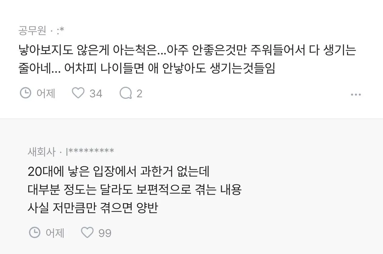 애 안 낳겠다고 해서 난리난 글 (4)