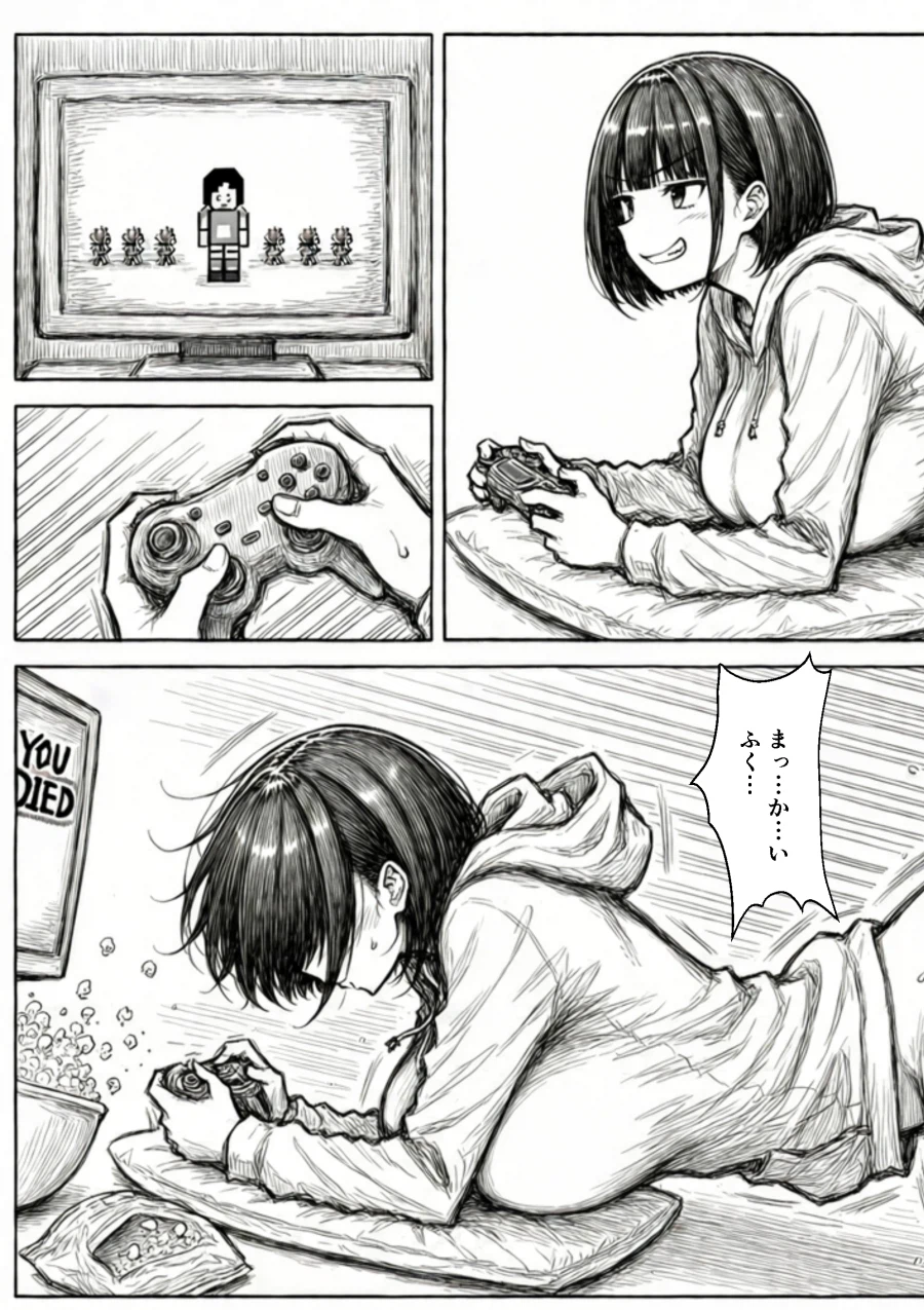게임하는 여친