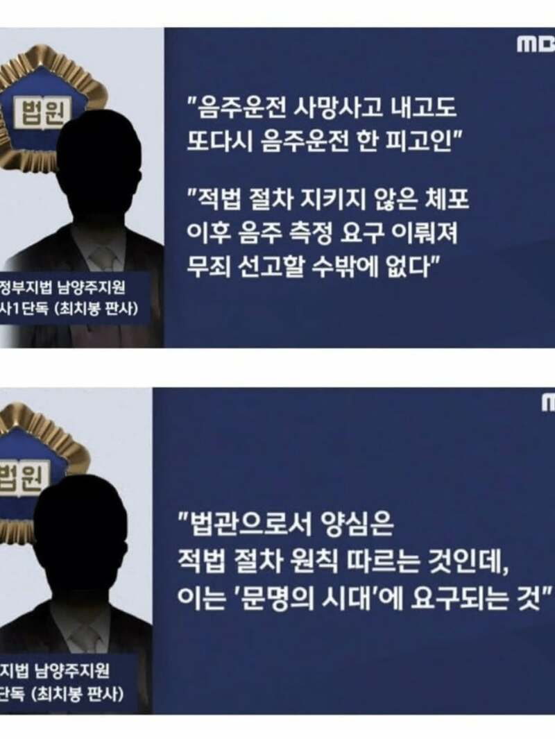 음주운전자에게 무죄내린 판사의 한 (4)