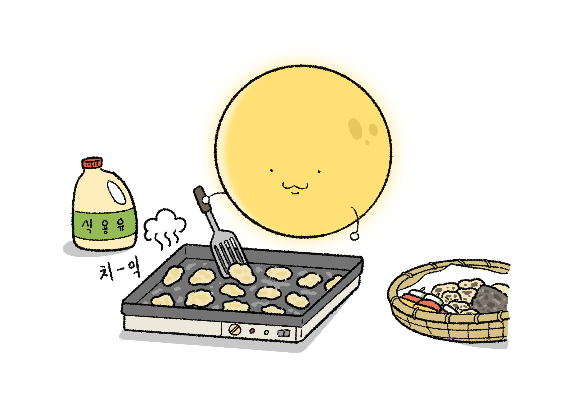 한국말이 서투른 외국인 손님