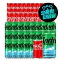 코카콜라 190ml 30캔 + 스프라이트 제로 Chill 350ml 24캔 (유클)