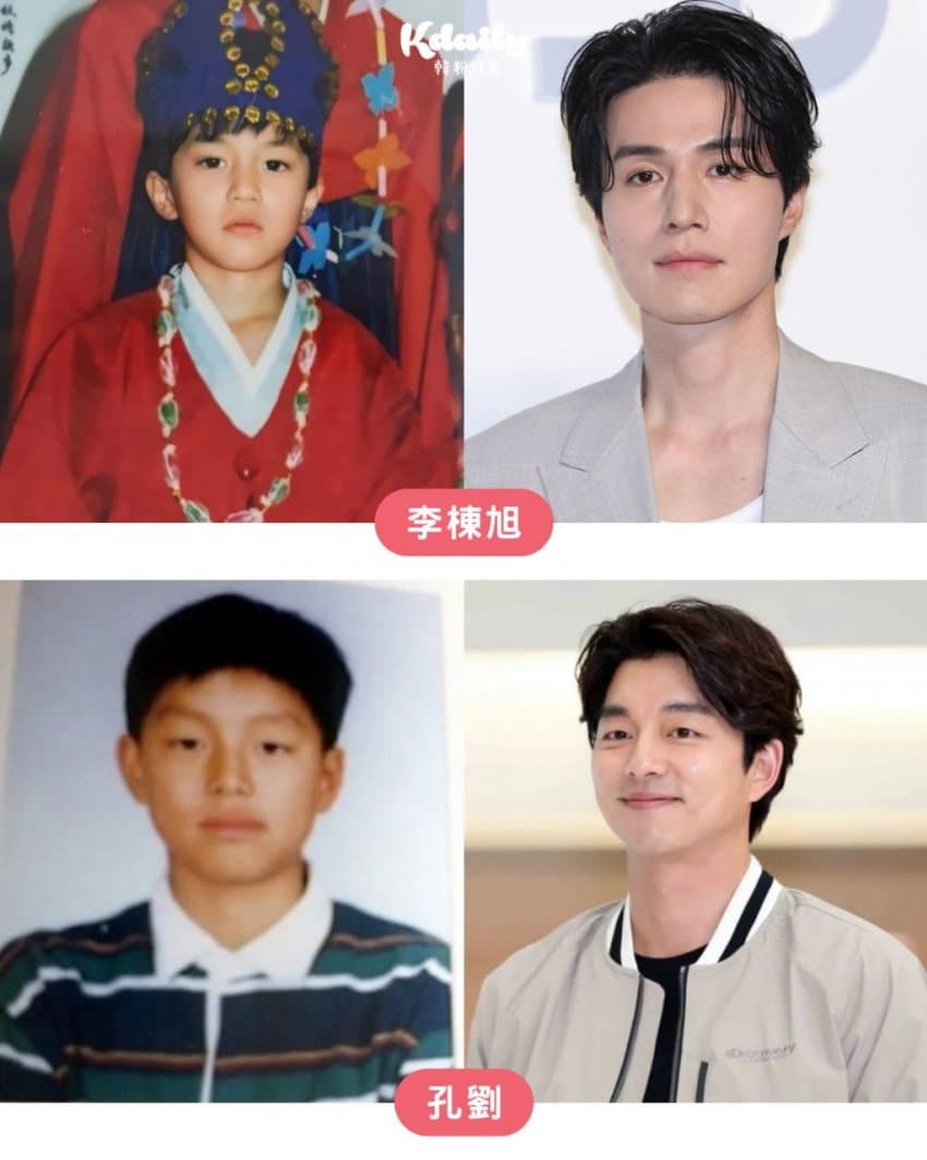남자 배우들 어릴적 모습과 현재 모습 (5)