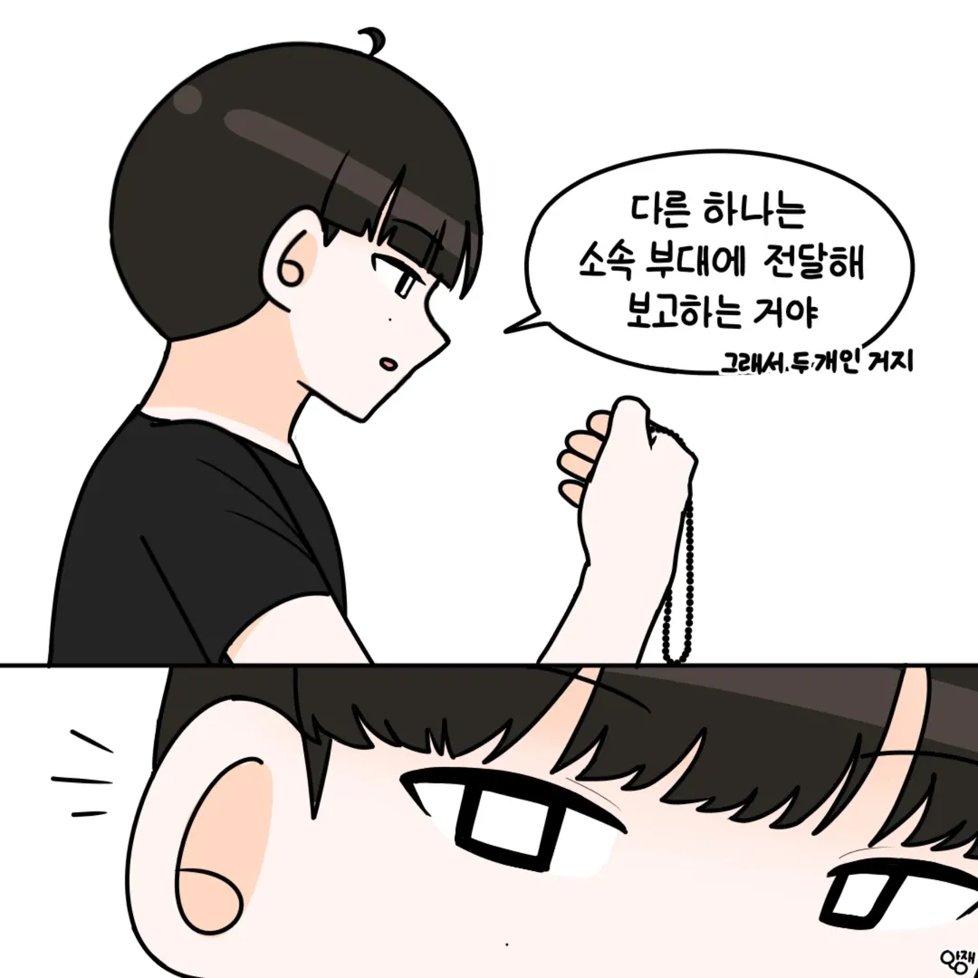 군인인식표가 2개인 이유 manwha (5)