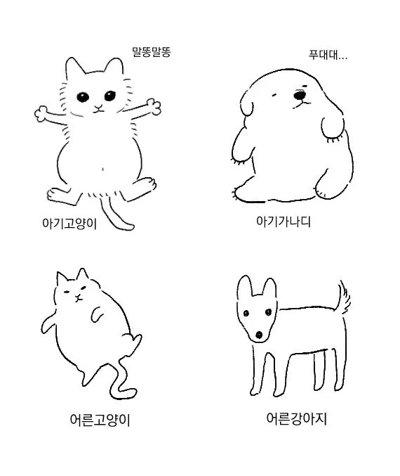 키우던 멍뭉이가 점점 롱다리가 돼서 당황한 견주