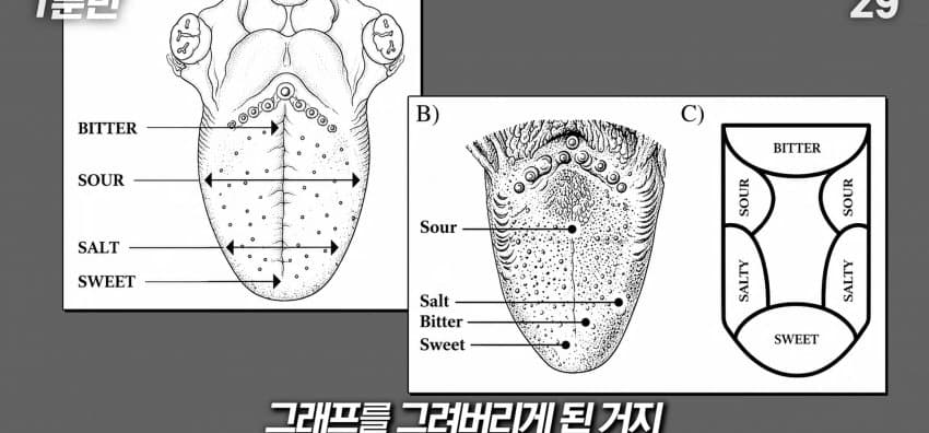 학교에서 배운 '혀 맛' 지도가 잘못됐다..? (21)