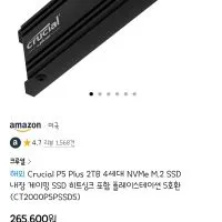 크루셜 P5 plus 2tb ssd