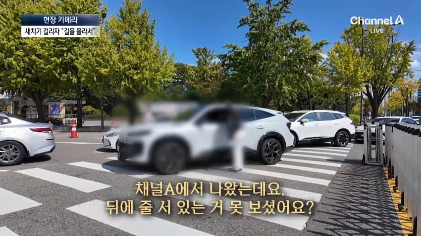채널a) 차 머리부터 '쑥'..야구장 앞 얌체들 (33)