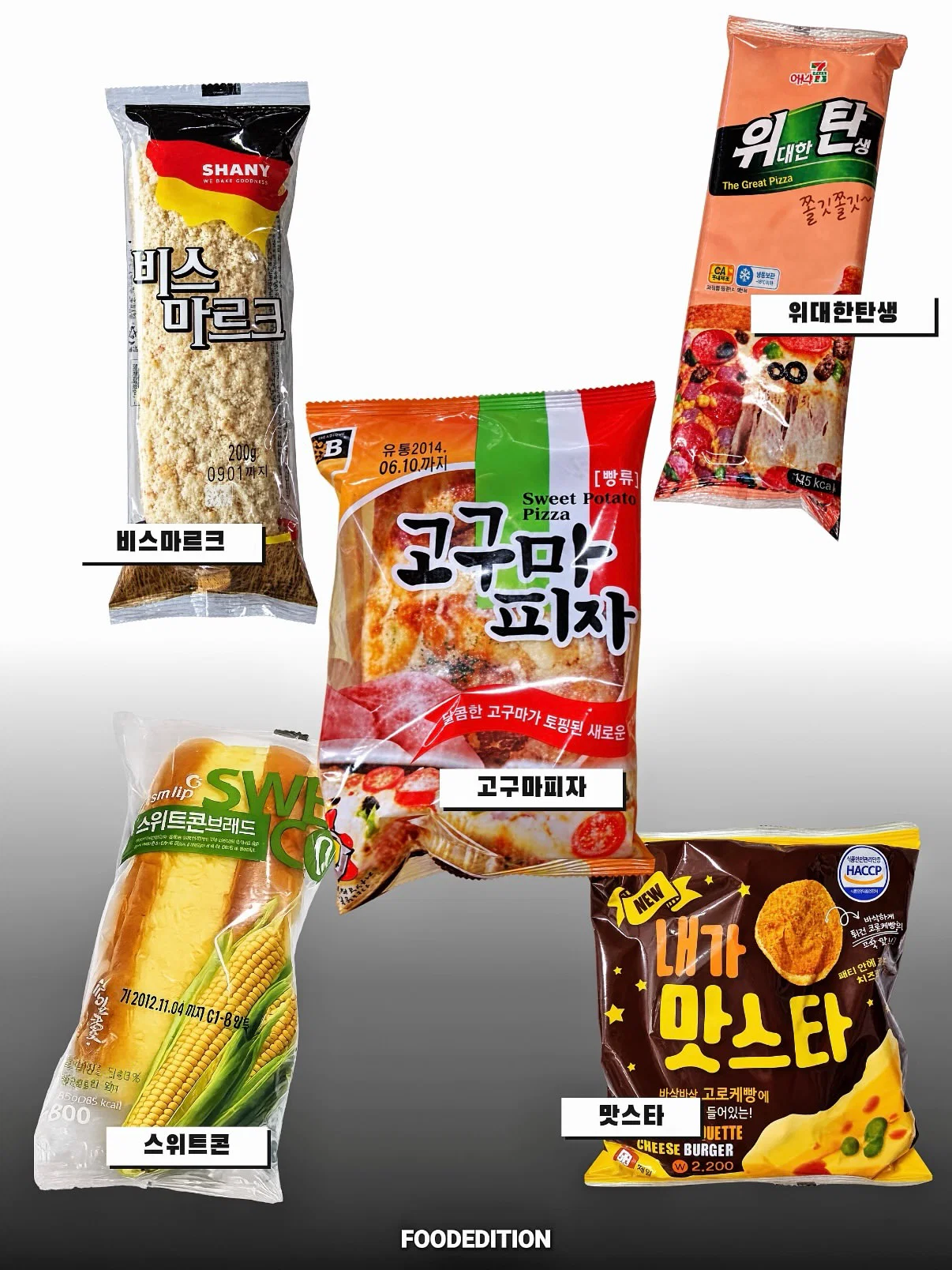 학교 매점빵 이 중에 뭐 뭐 먹어봄? (2)