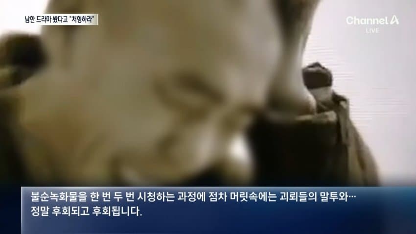 "한국 드라마 본 것 후회" 흐느낀 북한군…영상 보니 (9)
