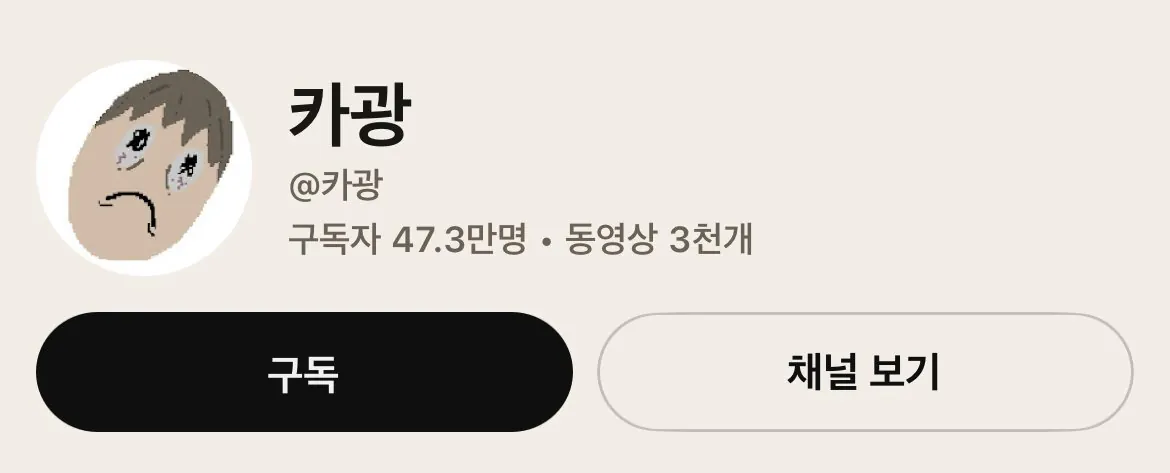 싱글벙글 유튜버 카광 근황.. 인방계 은퇴 선언 (3)