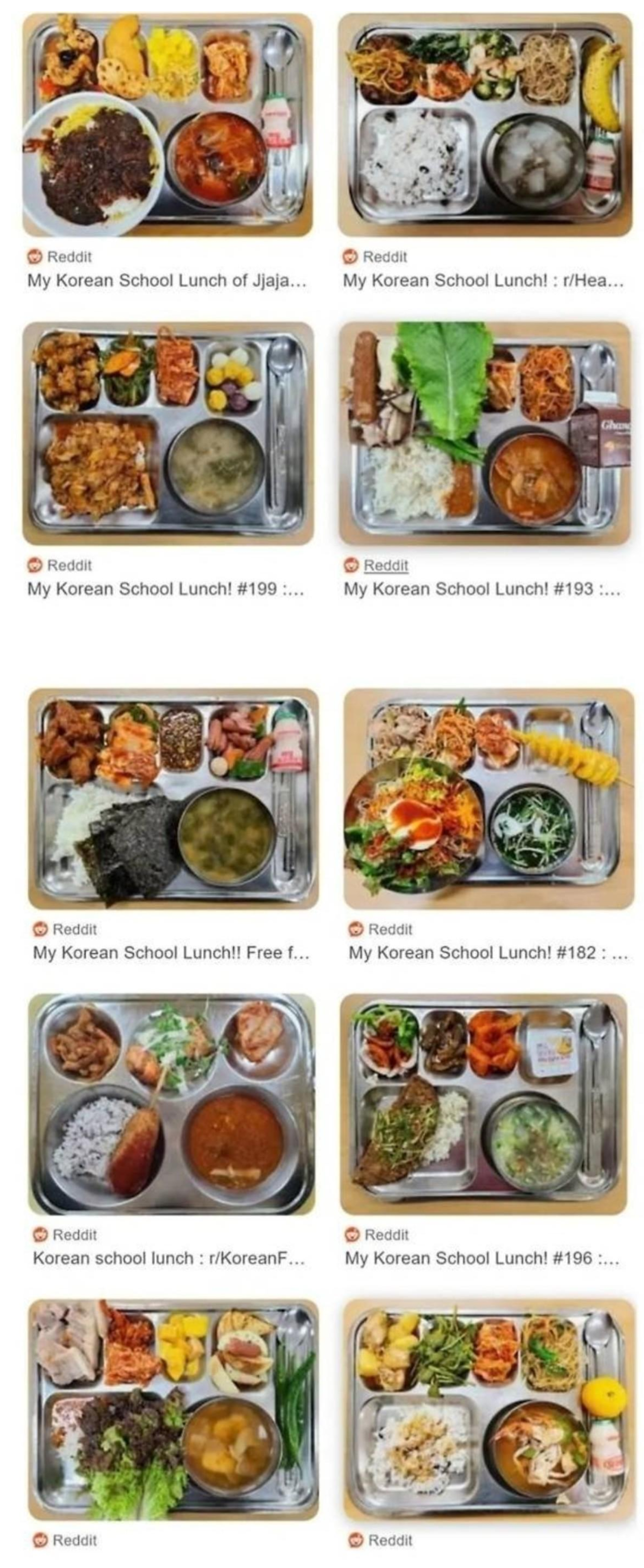 미국 학교 급식 수준. (3)