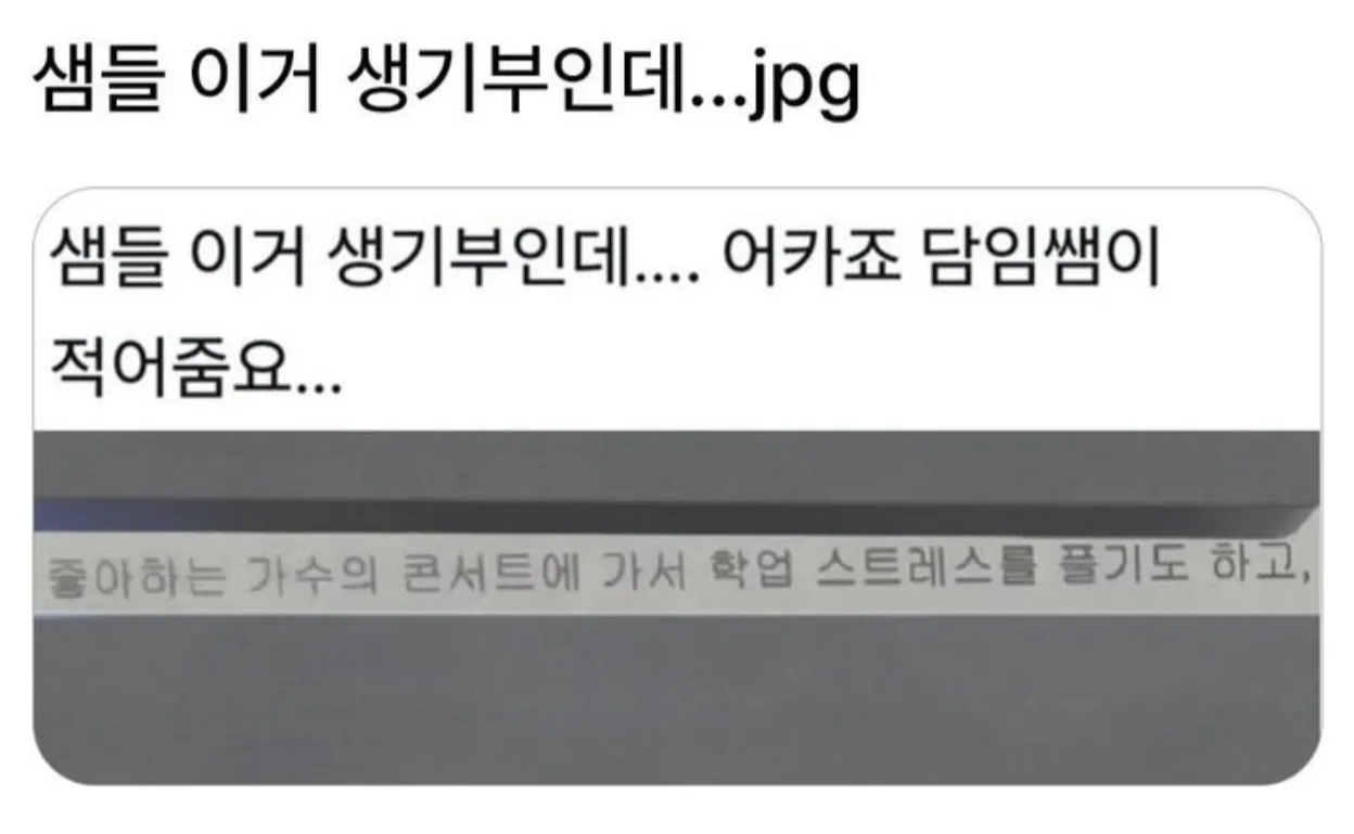 당황스러운 생기부 모음
