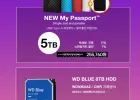 WD NEW My Passport 5TB 외장하드 파우치포함