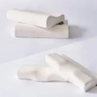 웨이브 3D 목이 편한 메모리폼 경추베개 2개(겉커버+속커버)