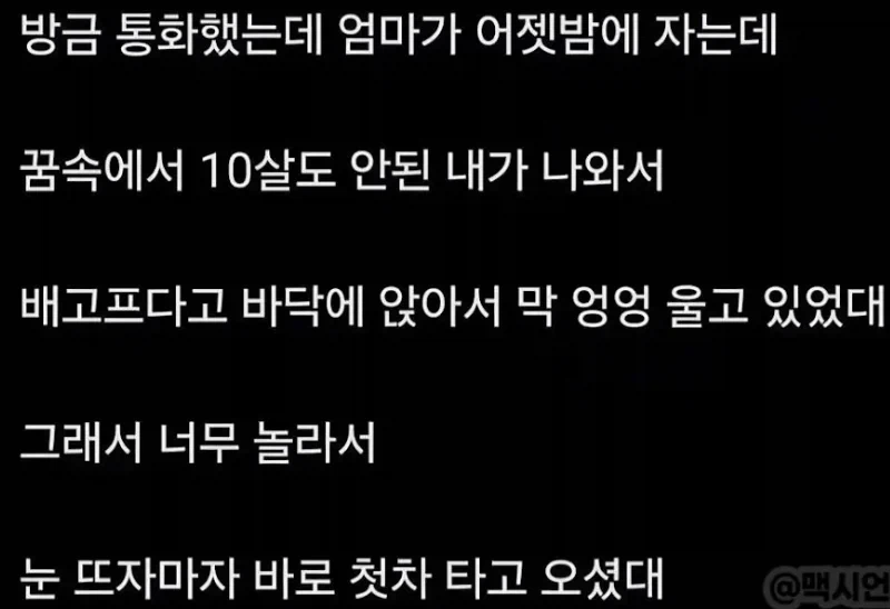 엄마가 갑자기 집에왔어 (3)