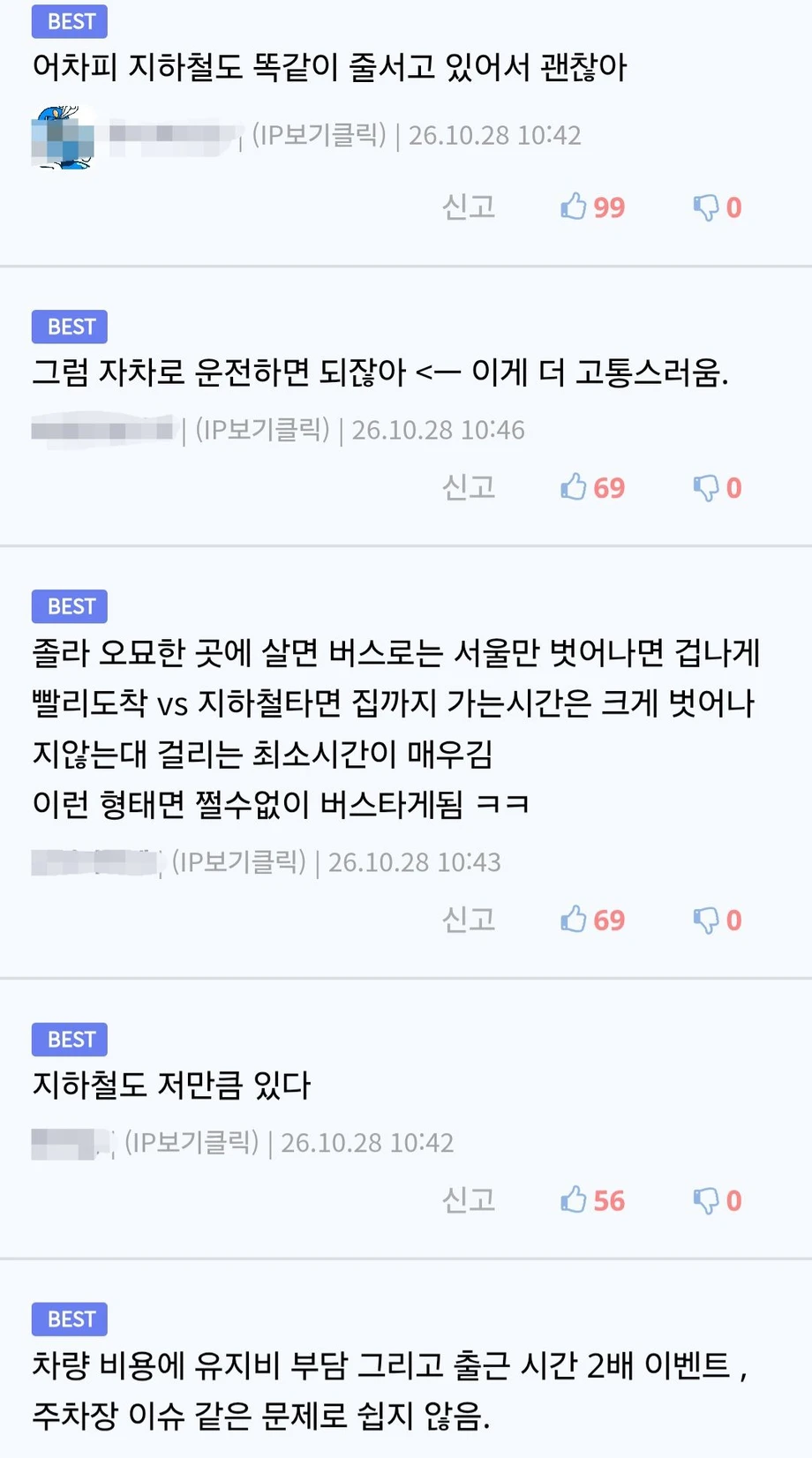 직장이 서울인 경기도인의 고통 (2)