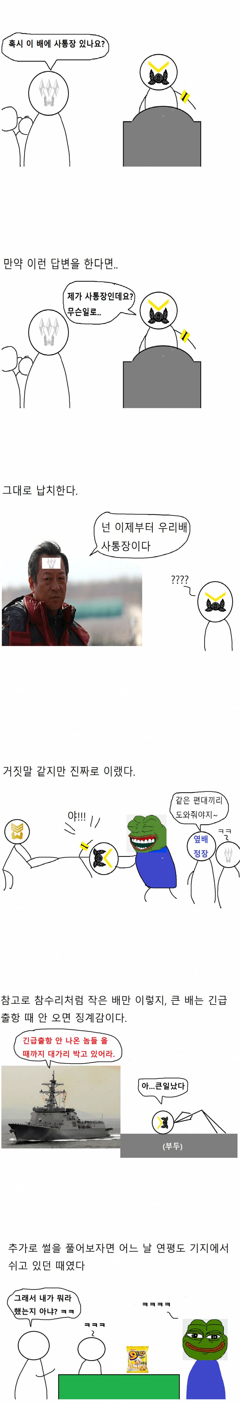 참수리 고속정에서 군 생활 한 만화 (16)