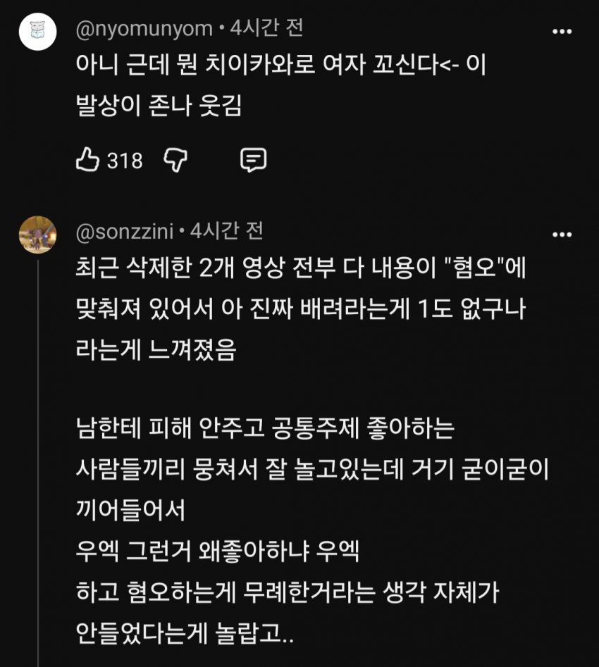 와들와들 실시간 여초 긁어서 개처맞는 주둥이방송 (13)