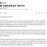 與 '포괄임금제 금지' 입법 착수