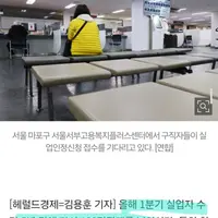 1분기 실업자 5년만에 100만명 돌파…청년 4명 중 1명 ‘백수’
