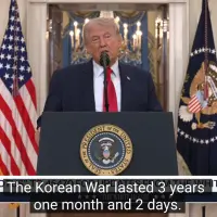 트럼프, 대국민 연설에서 '한국 전쟁' 직접 언급
