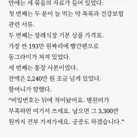 위층에 사는 노부부가 자신의 집을 3300만원에 사달라고 했다