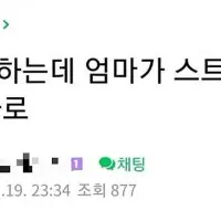 수험생활하는데 엄마가 스트레스 줘서 문자로