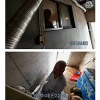 싱글벙글 외팔 스님..