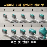 사람마다 진짜 갈린다는 치약 양