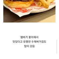 온갖 햄버거집 돌아다니다가 결국 롯데리아에 정착한 사람 특