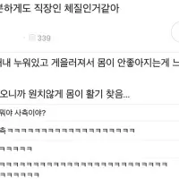진짜 분하게도 직장인 체질인거 같아
