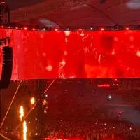 오늘자 방탄소년단 콘서트 예술하는 전광판